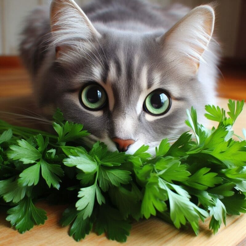 Is parsley poisonous to cats?