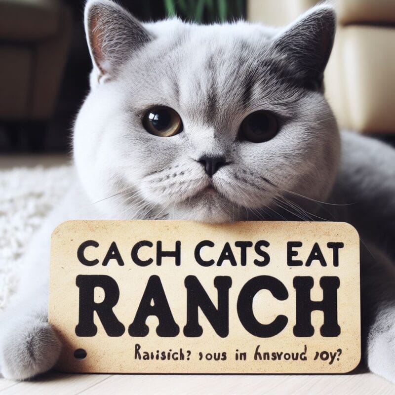 How to feed Ranch to cats