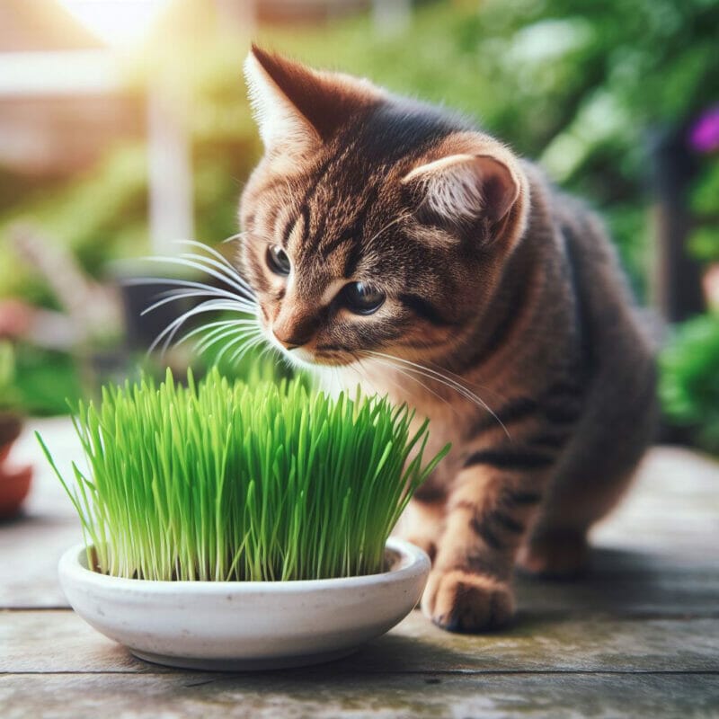 Benefits of wheatgrass for cats