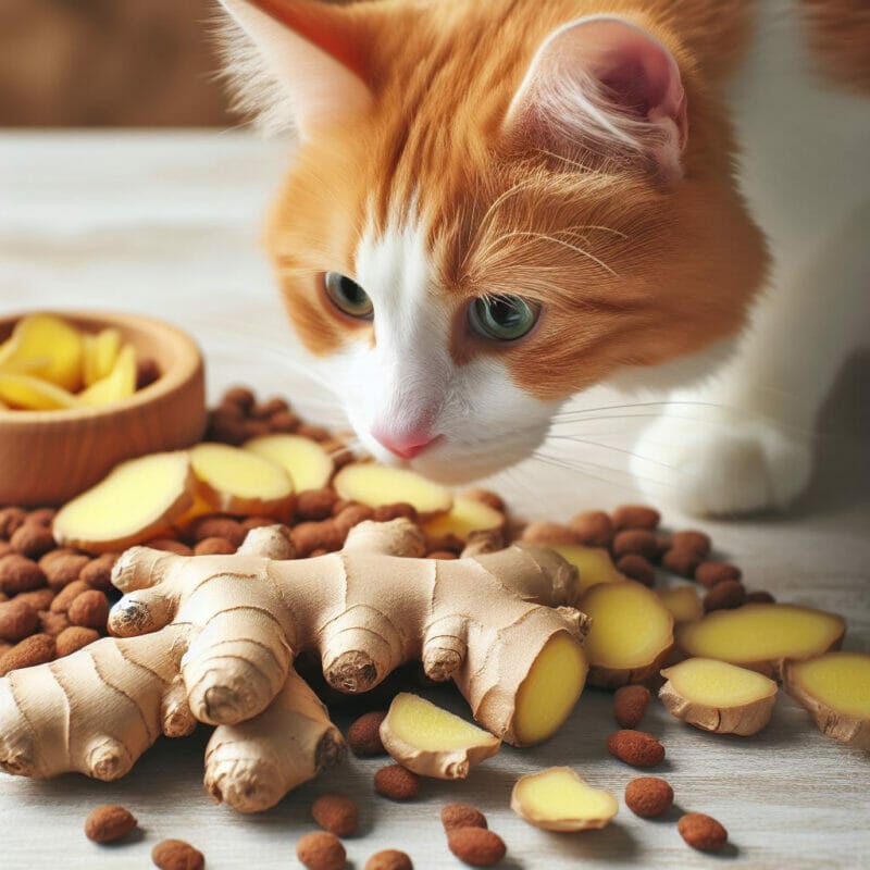 How much Ginger can cats eat?