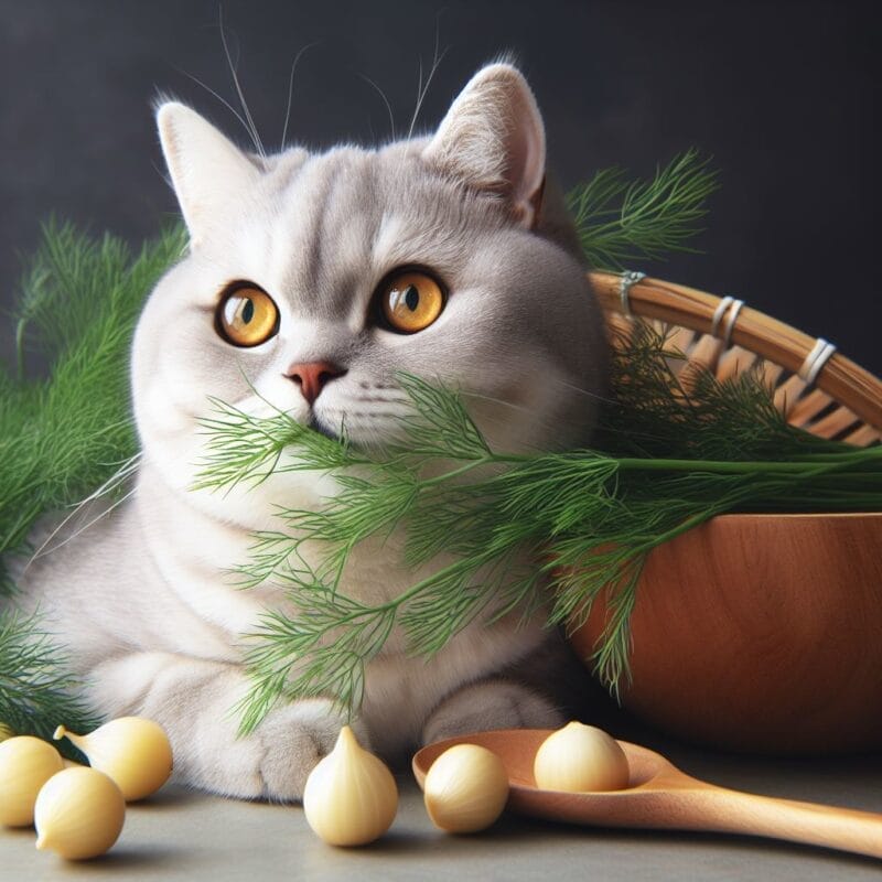 How to feed Dill to cats