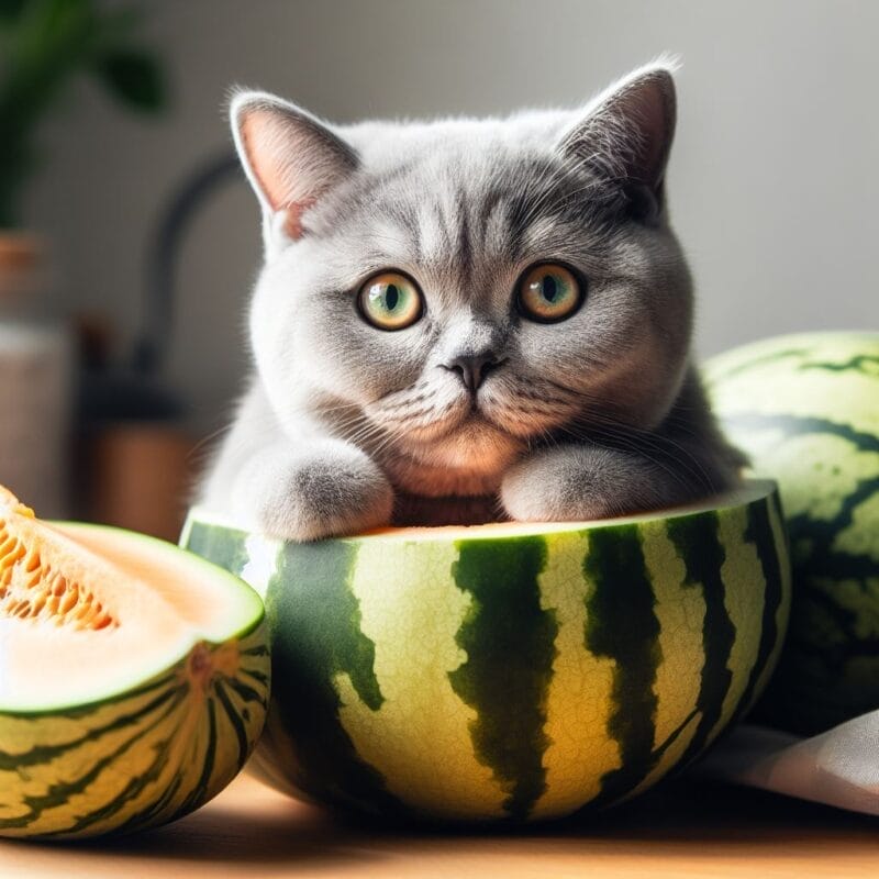 How to feed Melon to cats