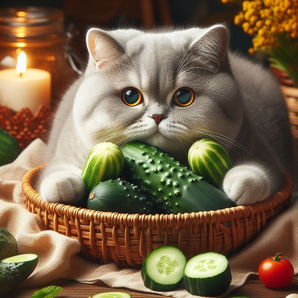 Benefits of Cucumbers for Cats