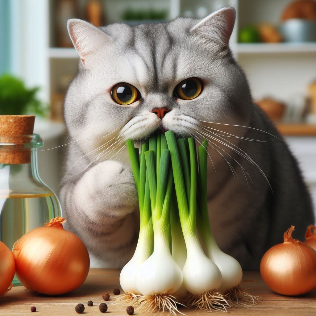 Benefits of Green onions to cats