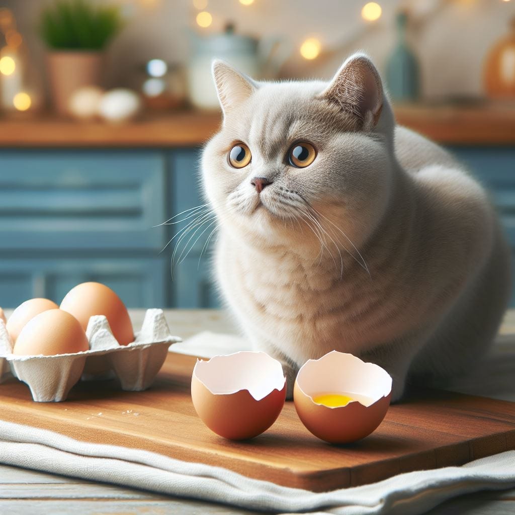 Benefits of Egg Shells for Cats