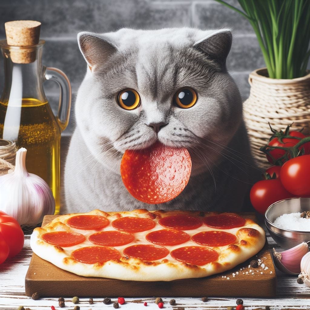 How to feed Pepperoni to cats?