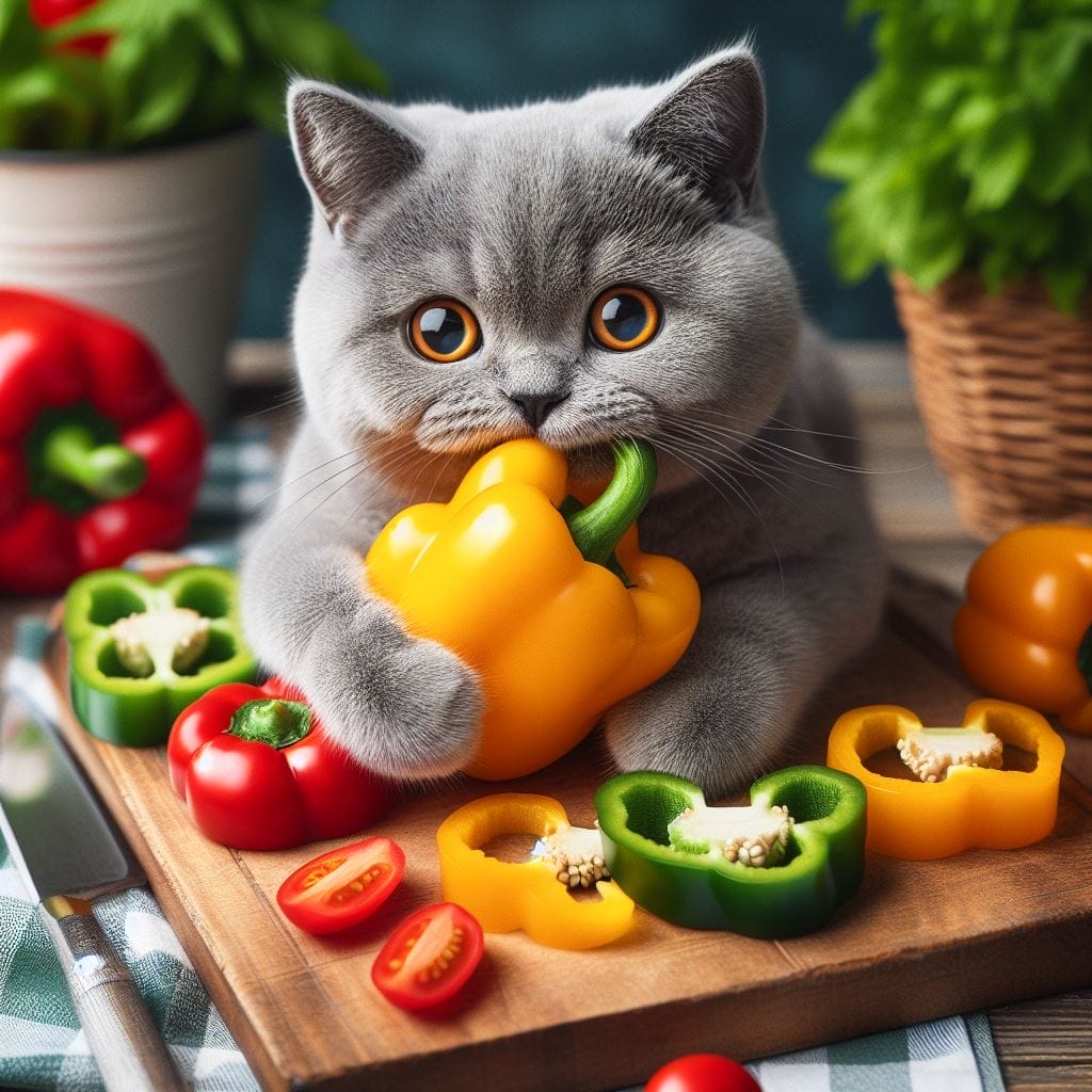 How to Feed Bell Peppers to Cats