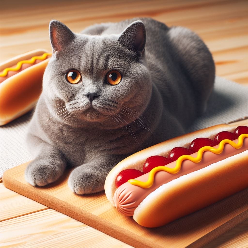 Are hot dogs poisonous to cats?