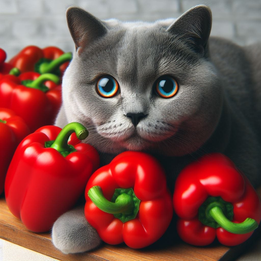 Benefits of Peppers to cats