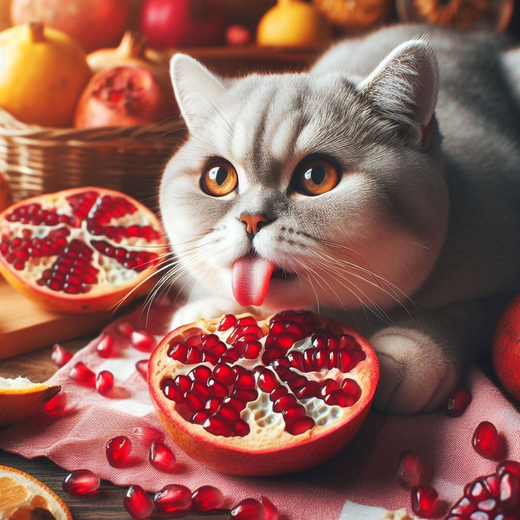 How Much Pomegranate Can Cats Eat?
