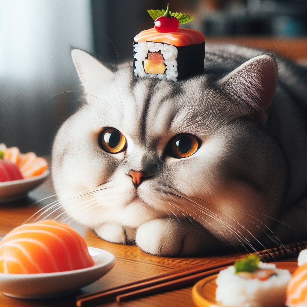 How to feed Sushi to cats