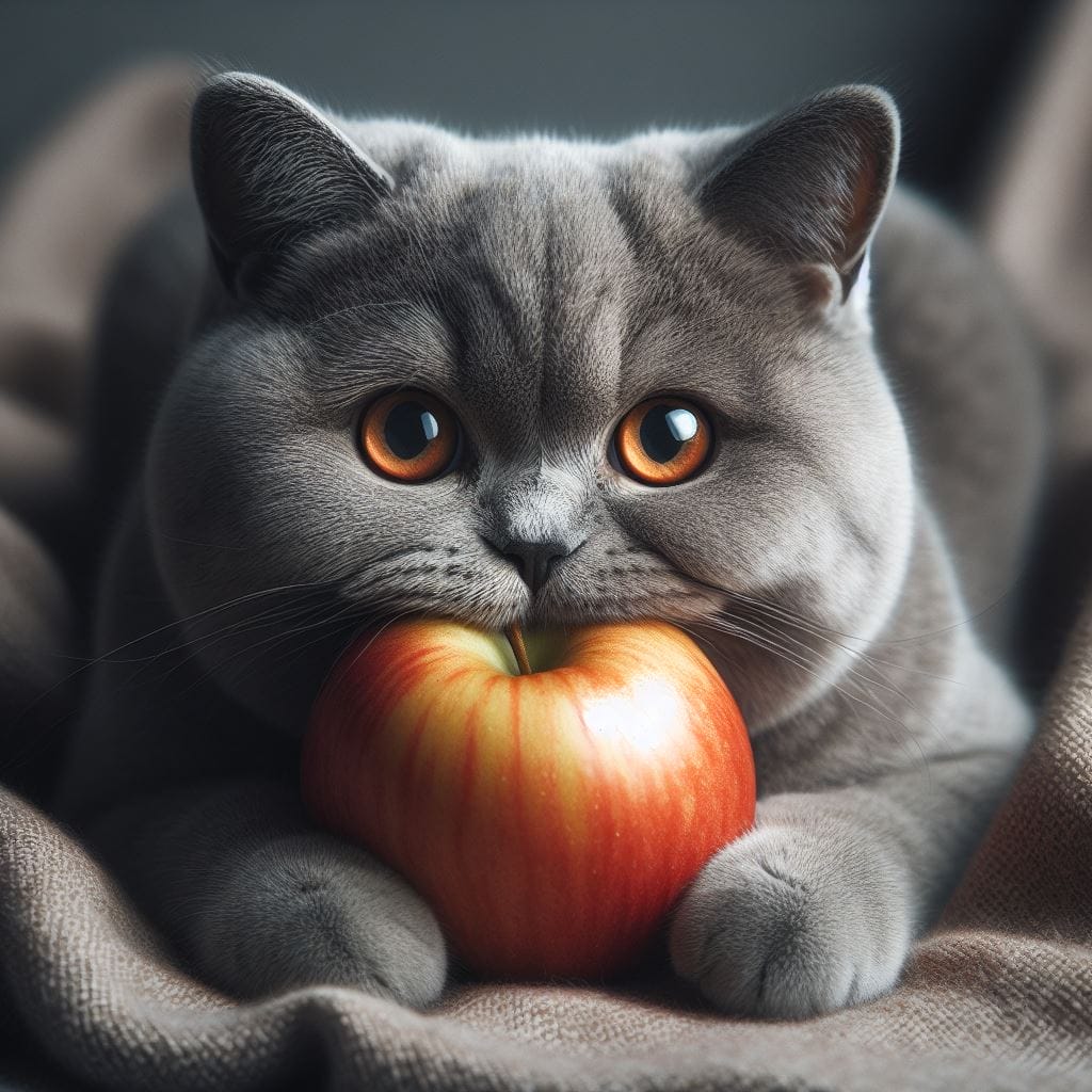 How to feed Apple to cats?