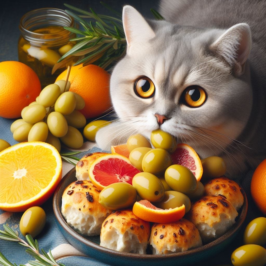Benefits of Olives to Cats