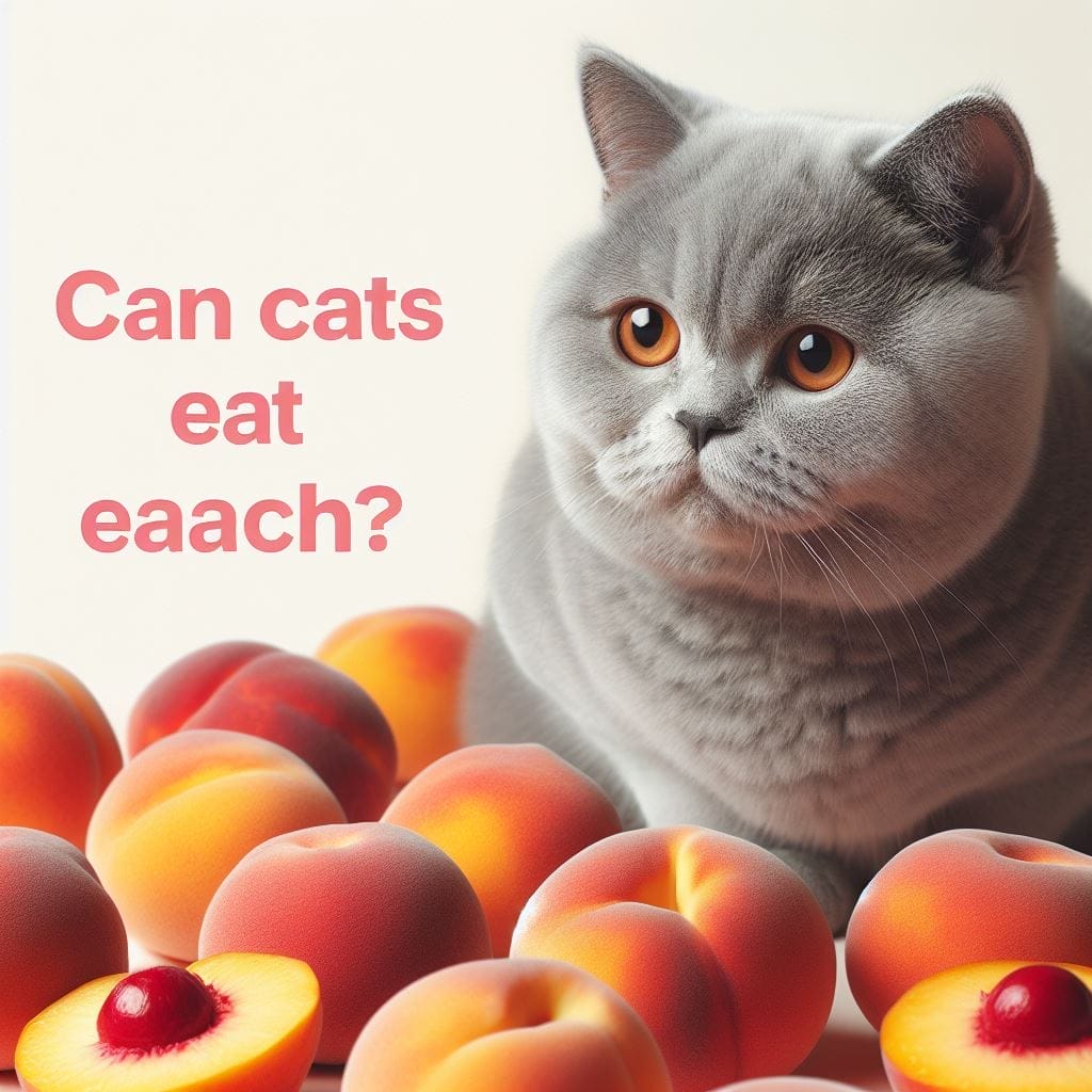 How to feed Peach to cats?